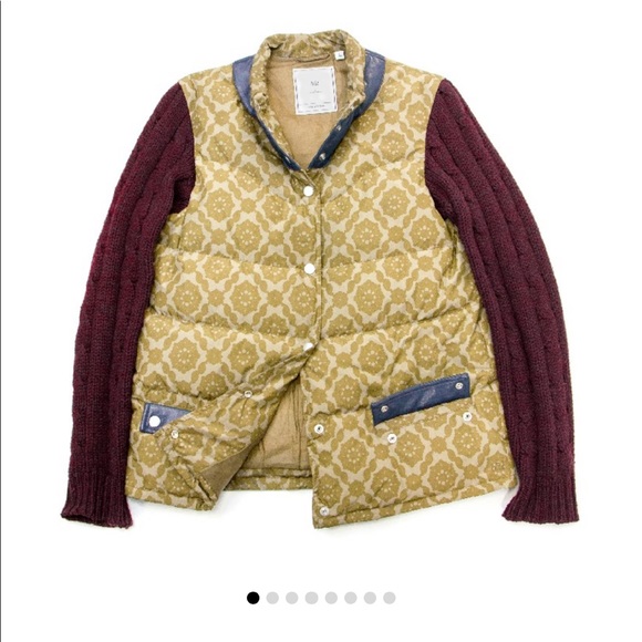 UNIQLO Down Jacket with Wool Sleeves - Picture 3 of 4